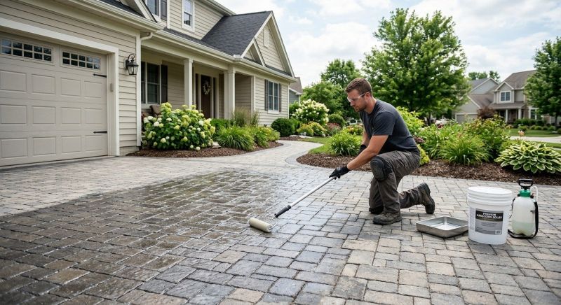 Courtyard Sealing in Kansas City, KS
