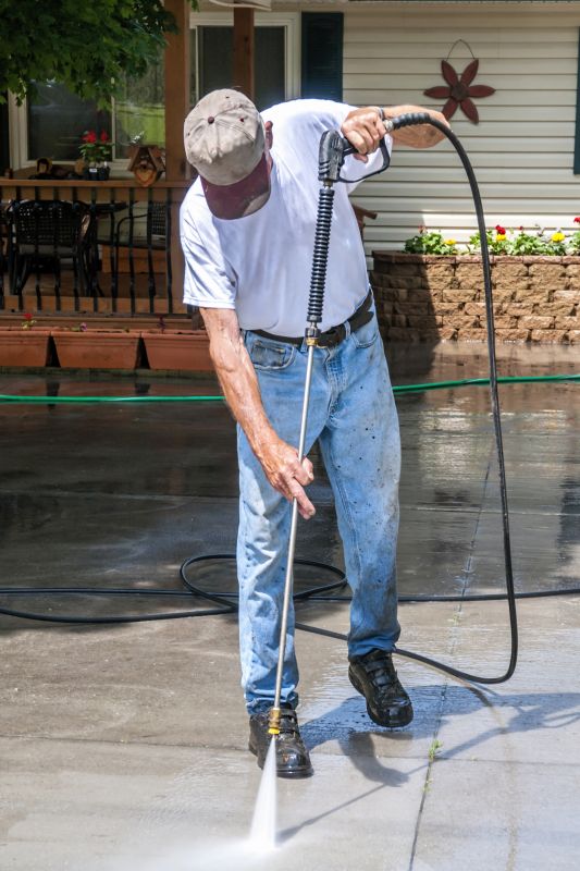 Powerwashing Equipment in Action